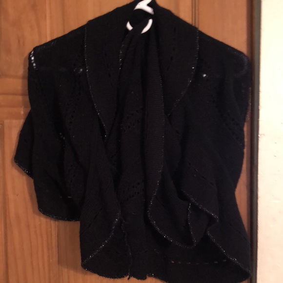 ʙʟᴀᴄᴋ ᴋɴɪᴛ ᴡʀᴀᴩ ꜱᴄᴀʀꜰ - Picture 2 of 8